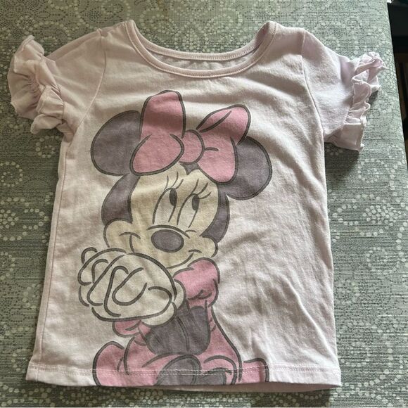 DISNEY Minnie mouse pink shirt tee top size 3T kids girls toddler - Picture 1 of 4